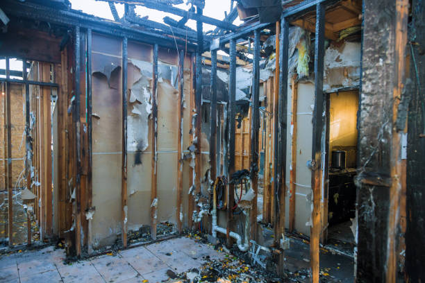 Professional Fire Damage Removal technician working in Thermopolis, WY